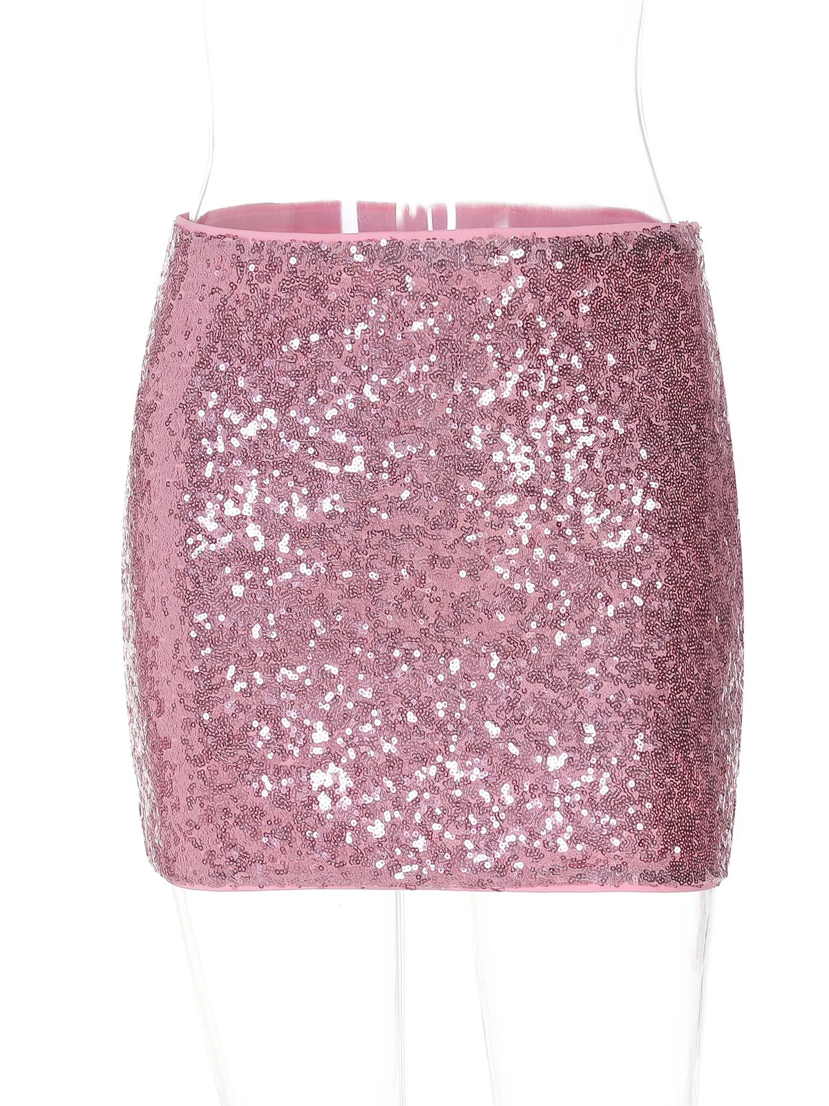Swing Halter V Neck Tops Two Piece Skirt Sets Summer Women Luxury Sexy Elegant Club Sequin Mini Dress 2 Piece Set Outfit