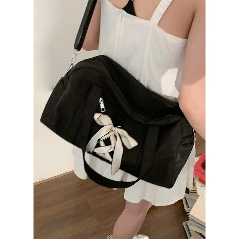 Large Capacity Underarm Bag for Women 2024 New Fashion Handbag Nylon Commuter Tote Bags