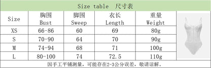 2025 new lei sexy pure desire lace lace mesh sexy street slim thin backless jumpsuit