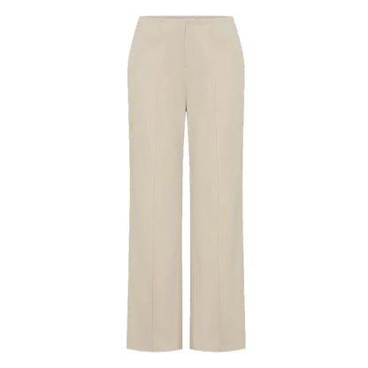 Casual Single Breasted Pants Sets Women Solid Strapless Top High Waist Wide Leg Pant 2025 Spring Summer Lady High Street Outfits