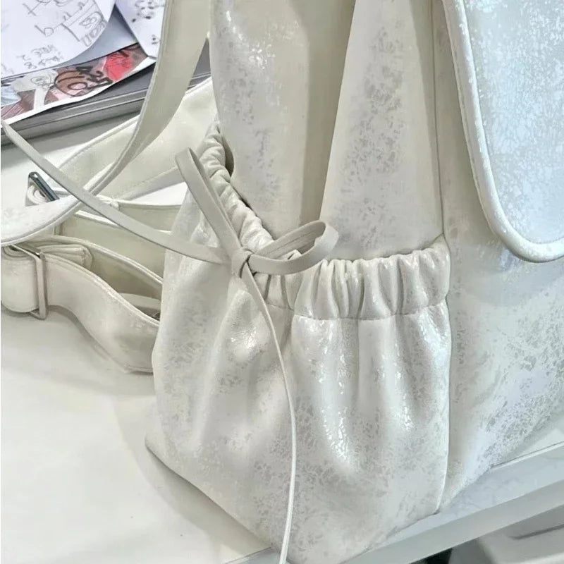 Fashion Chic All Match Women Backpack Sweet Backpack Casual Trendy Schoolbags Y2k Aesthetic Korean Simple Backpacks for Students