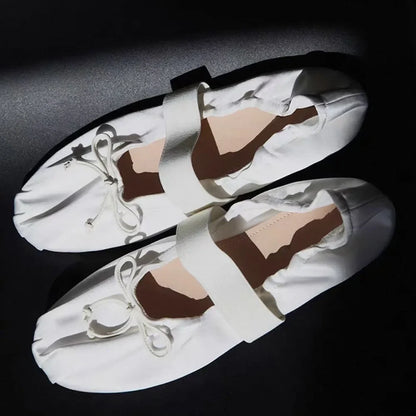 Women's Satin Ballet Flats Elegant Bow Mary Jane Shoes Elastic Strap Soft Sole Round Toe Daily Commute Ladies Flat Dress Shoes