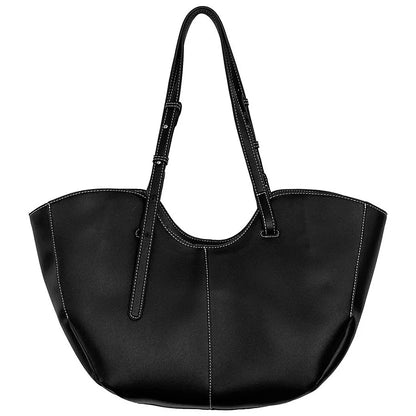 Designer Large Capacity Women Handbag Single Shoulder Portable Shopping Bag Luxury Leather Ladies Commuter Underarm Totes Bag