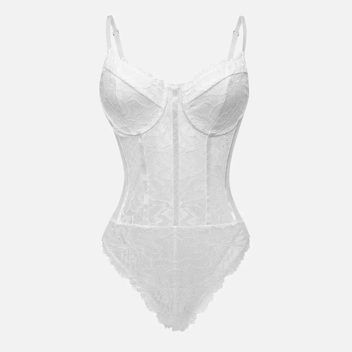2025 new lei sexy pure desire lace lace mesh sexy street slim thin backless jumpsuit