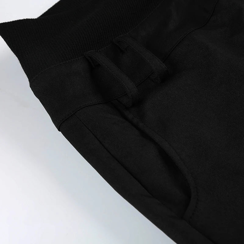Irregular Waist Flared Pants Baggy Boot Cut Trousers Casual Basic All-match Streetwear Chic Fashion Outfits Women