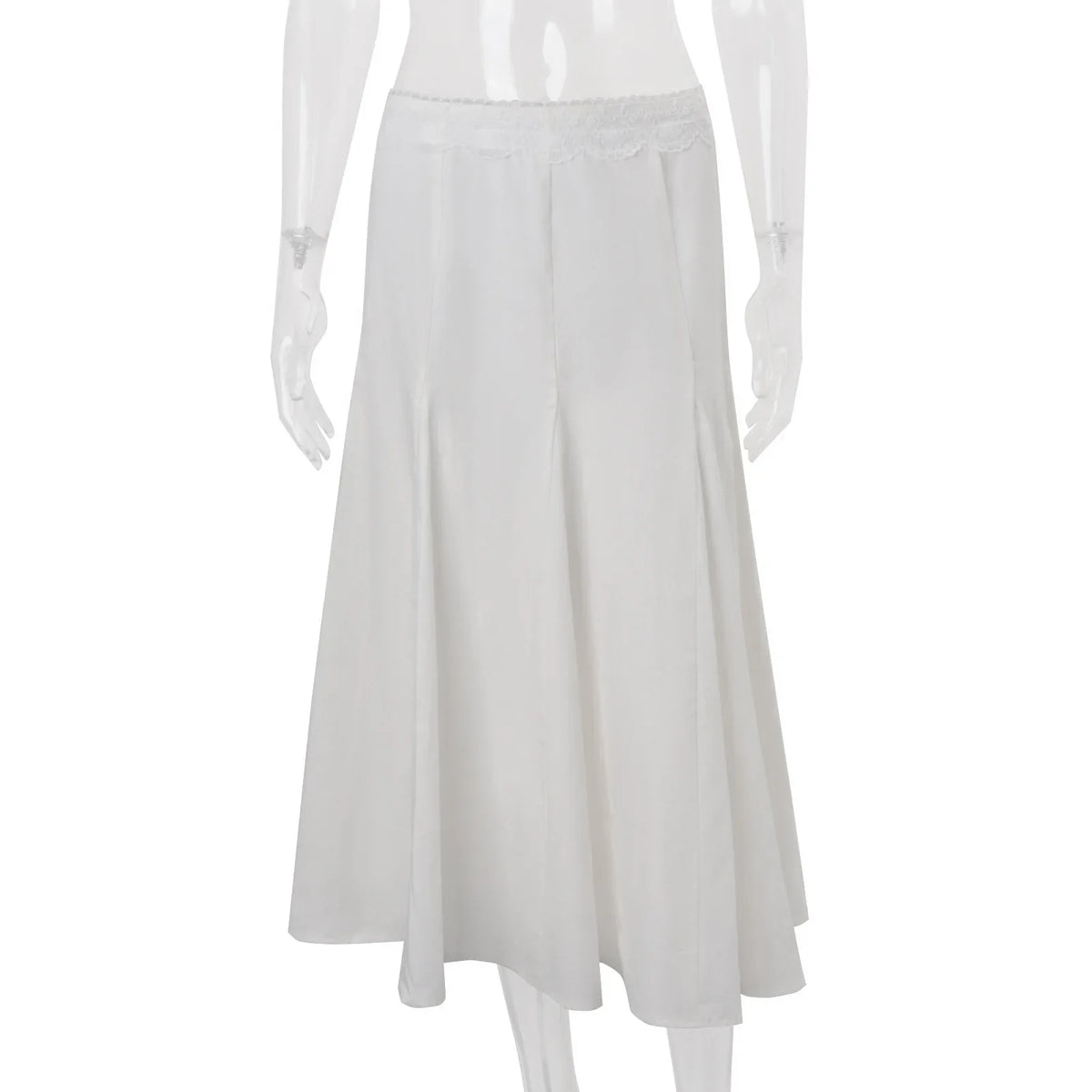 Summer New Hot Selling Fashionable Temperament Elegant Slim Fit Versatile Loose Solid Color Skirt