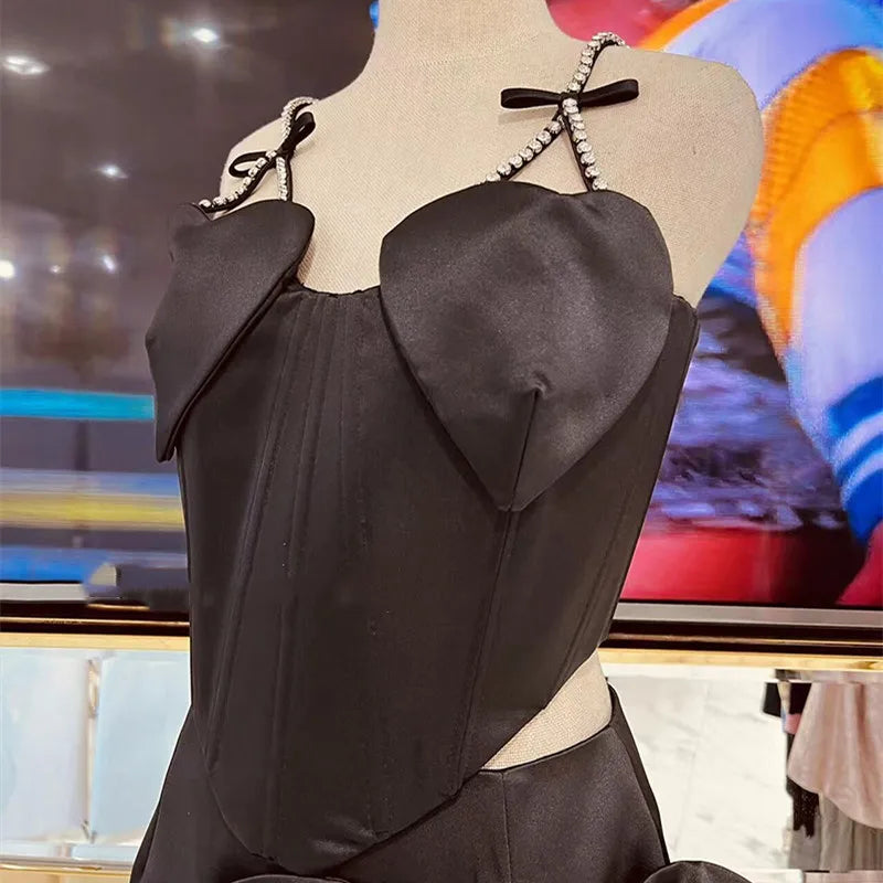 Summer Sexy Patchwork Diamond Vest For Women Love Sleevelese Tank Tops Female Summer Fashion body sculpting Clothing wy828