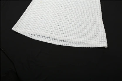 Elegant Sequined Patchwork 3 Piece Set Women Basic Scarf+Square Collar Tank Tops+Ruched Long Skirt Matching Trend Suits