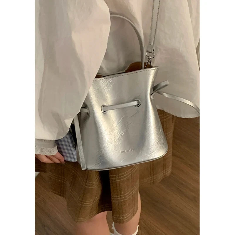 Summer Crossbody Women Fashion Korean Bucket Bag Multi Functional Handheld Small Carrying Bags