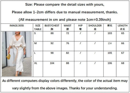 Elegant Women Pants Set Chic Loose Long Batwing Sleeve Shirt Top Wide Leg Pants Two Piece Trousers Set Lace Hollow Out Outfits