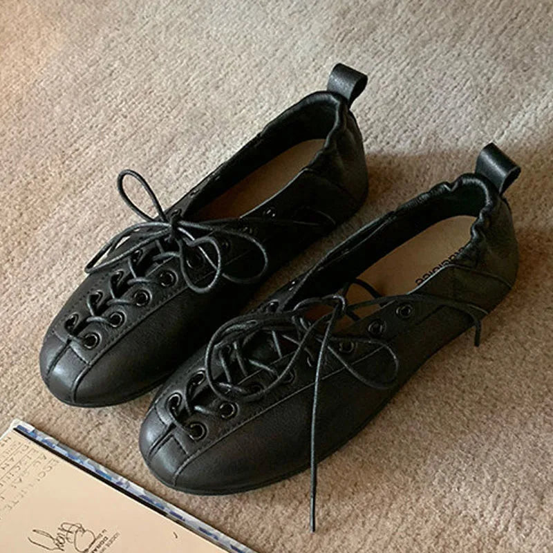 Fashion Hollow Out Mesh Split Toe Women Tabi Ballet Flats Summer Comfortable Walking Lazy Loafers Casual Girls Dance Shoe