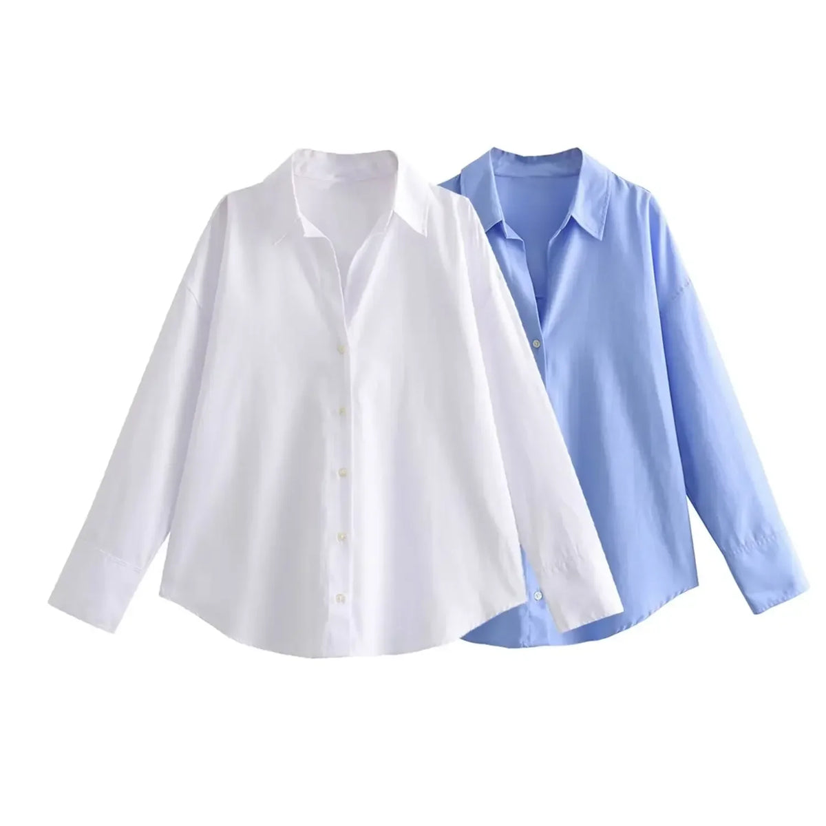 Oversized Fashion Shirt Blouse Women Summer Autumn Long Sleeve Loose Casual Shirts Tops Office Lady Streetwear Outfits