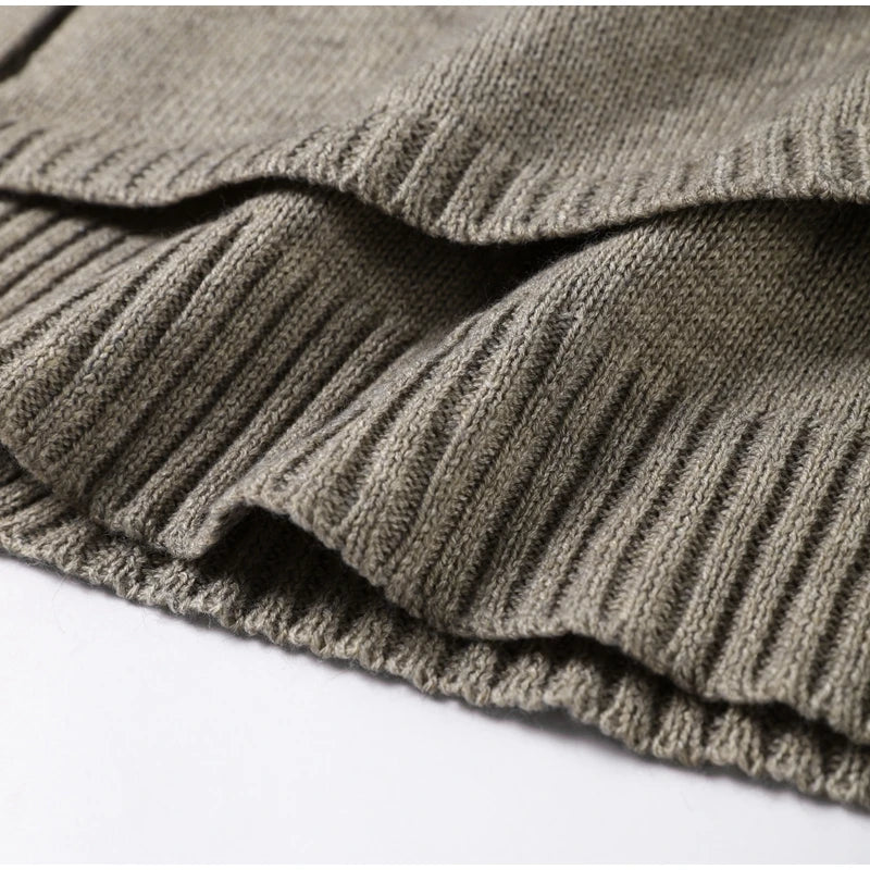 Chic Knitted Cape Cardigan Women Casual Solid Single-Breasted O-neck Sweaters Female Autumn Loose Versatile Simple Knitwear