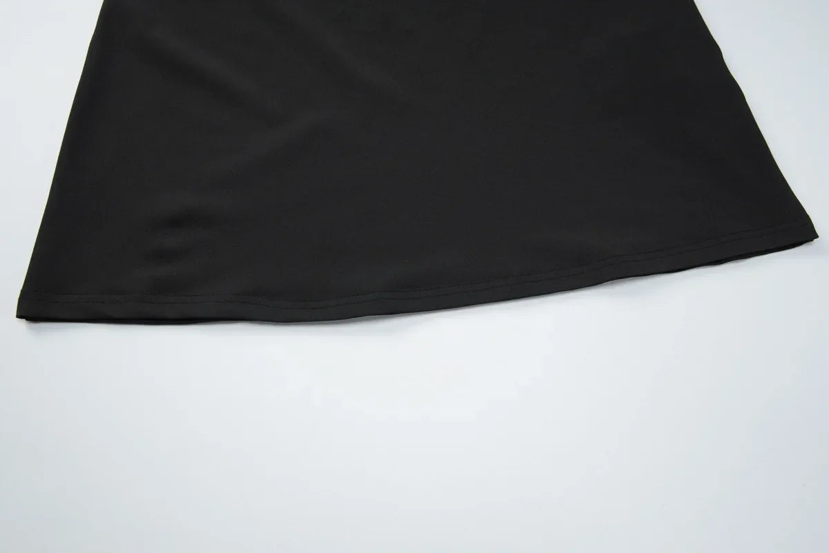 Club Dress for Women Spring New Sexy Slimming Low Cut Short Sleeve Party Dress