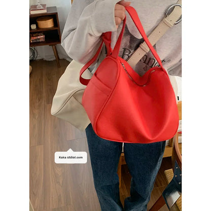 Causal Large Capacity Crossbody Bag Women's Fashion Korean Simple Single Shoulder Tote Underarm Bags