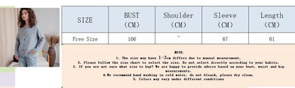 Little Dog Embroidery Cardigan Autumn O Neck Single Breasted Knitted Outerwear Women Simple Fashion Casual Long Sleeve Jumper