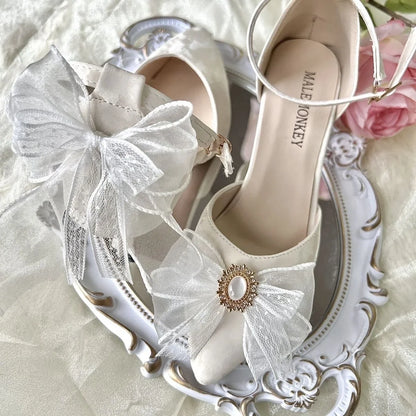 women high heel shoes luxury designer heels Stiletto shoes luxury heels women designers lolita heels for lady y2k bow bridal