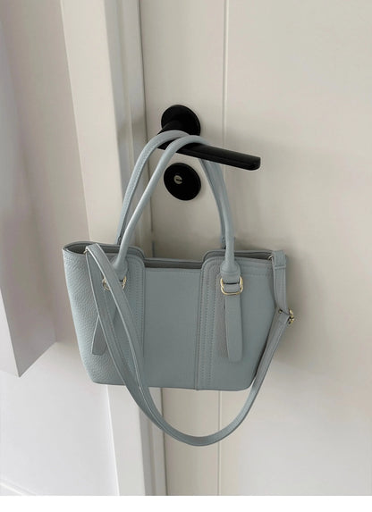 Mint Green Simple Large Capacity Shoulder Bag Women 2025 New Spring Summer Tote Bag Ladies Versatile Fashionable Handbag