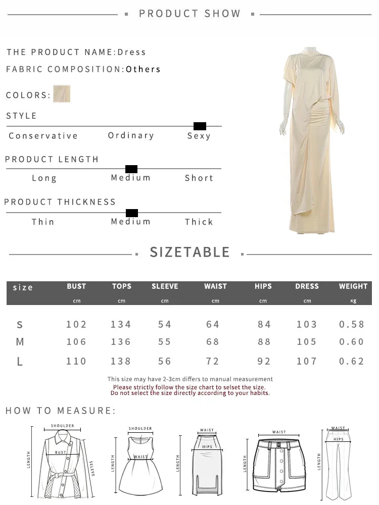 Puss Elegant 2-Piece Set Women Irregular Sleeve Ribbon Top+Peach Hip Bottom Casual Classic Office Stretch Slim Outfits