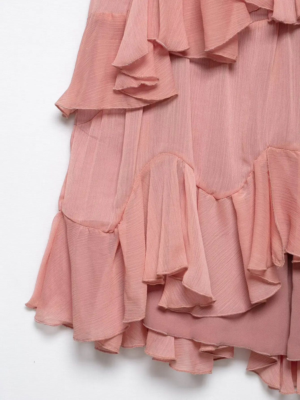 Women's Sweet Chic Suspender Dress Pink Solid Layered Zipper Mini Dress Fashion Spring Summer Holiday Beach Party Dress