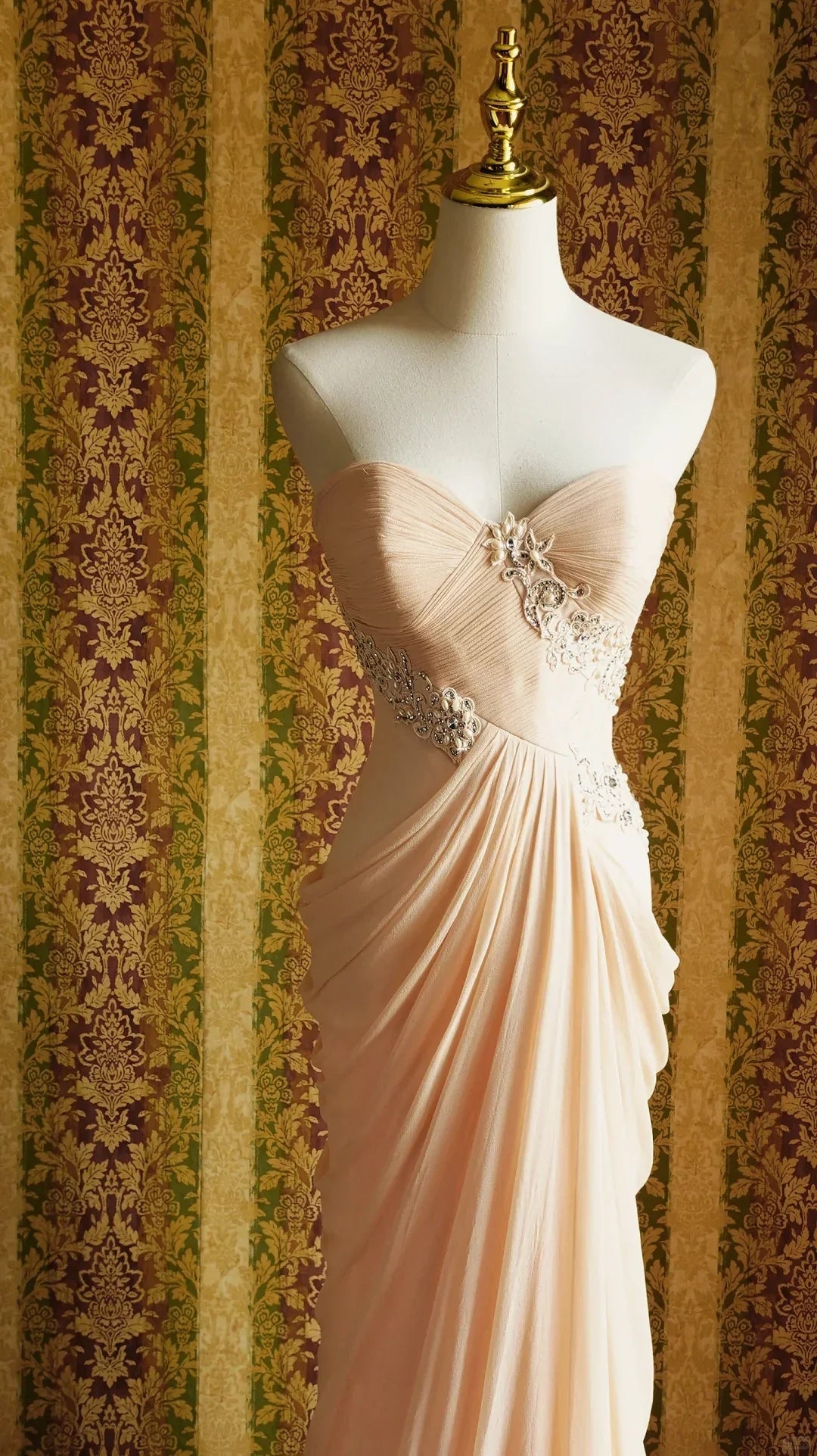 Luxury Champagne Dubai Evening Dresses Women Beaded Arabic Wedding Party Gown Shawl Formal Piece Customized 2025
