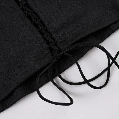 Mesh Patchwork Long Sleeve T-shirt Elegant Folds Milkmaid V-neck Top Sexy Corset Top French Style Skinny Clothing Fall
