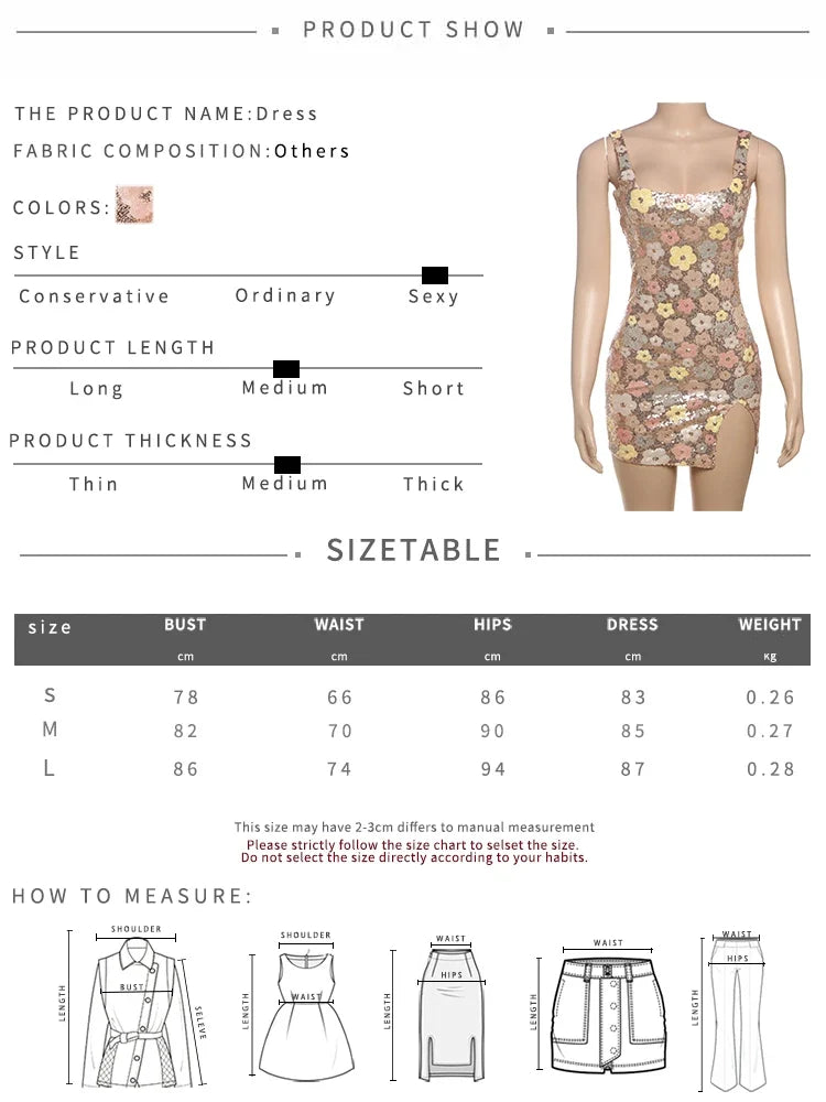 Flower Print Colorful Mini Dress Women Sequins Patchwork Skinny Backless Sleeveless Vacation Trend Elegant Sweet Outfits