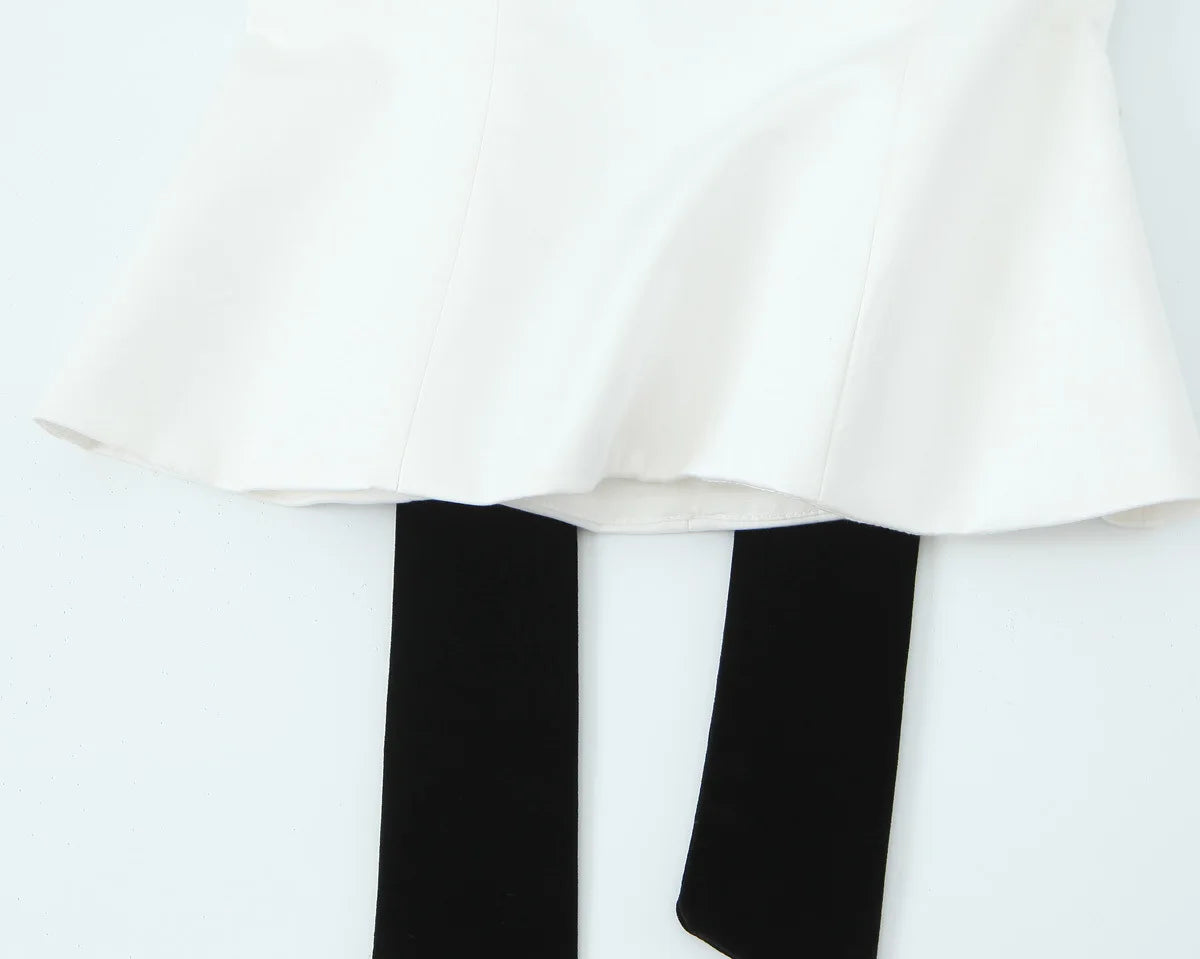 New In Women's Patchwork Velvet Strapless Bustier Tops Straight Neck Side Zipper Bow Camis Female Sexy Fashion Party Wrap Tanks
