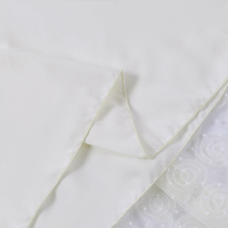 Strapless Voluminous Organza Mini Dress