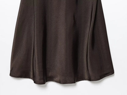 Women's Sexy Dyed Maxi Dress Spaghetti Strap Backless Slim Maxi Dress New Fashion Charming Pajamas Long Slim Dress