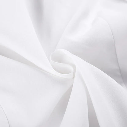 Ruffles Bandage Blouses Sexy Long Sleeve Slim Fit Casual Women Shirts Elegant Designed All-matched White Autumn Blouses