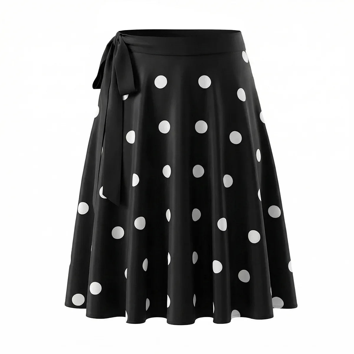 Halter Neck Camisole Polka Dot Skirt Set Women's Summer Sexy Fashionable Personality Neckband Backless Beach Vacation Black Set
