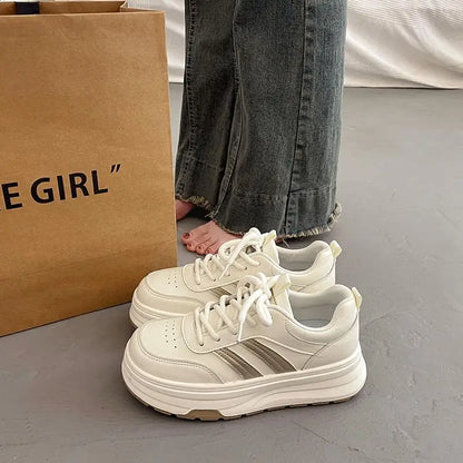 Women's Shoes Platform All-Match Casual Female Sneakers Wedge Basket Autumn Clogs New Small Sports Summer Fall Leisure