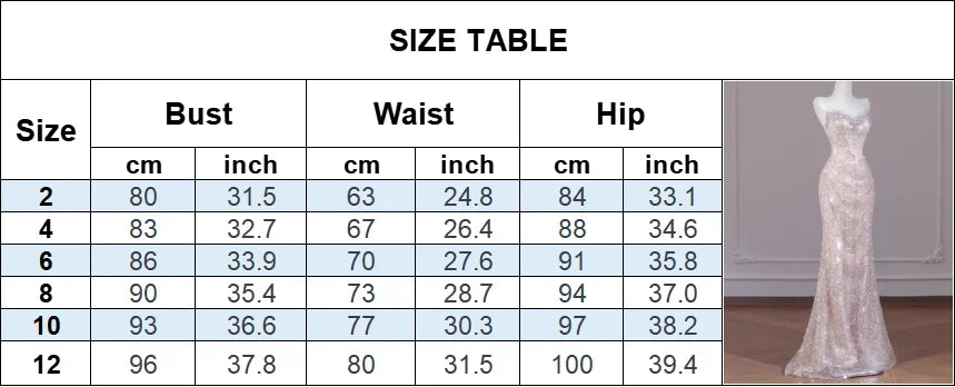 Sexy Champagne Sequins Prom Dresses Sweetheart Strapless Open Back Evening Party Dress Mermaid Sleeveless Formal Occasion Dress