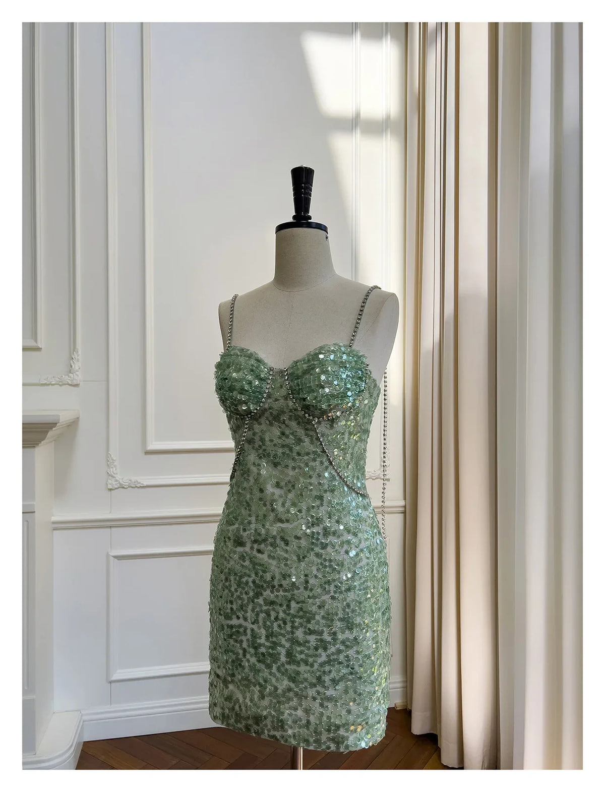 Hips and sequins birthday party dress new slim-fitting suspender dress sexy cocktail dance dress  evening dresses