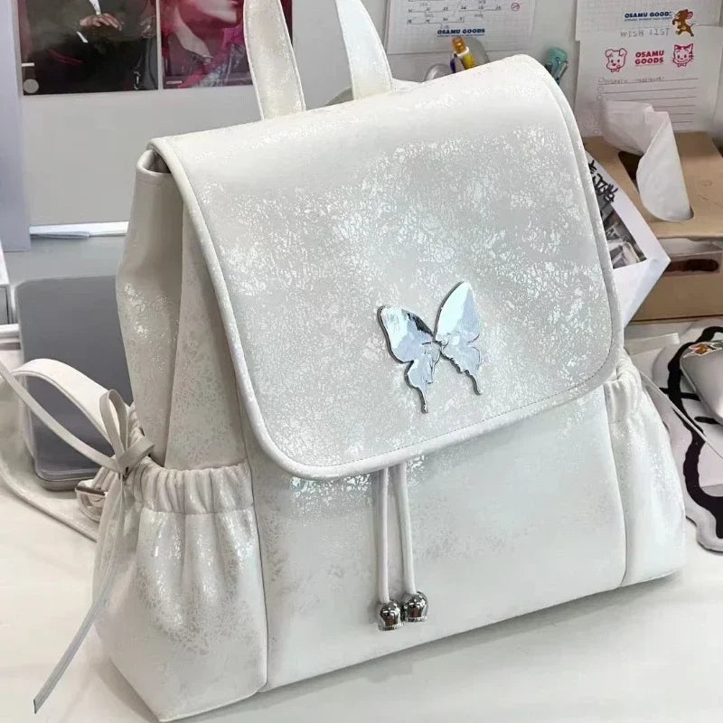 Fashion Chic All Match Women Backpack Sweet Backpack Casual Trendy Schoolbags Y2k Aesthetic Korean Simple Backpacks for Students