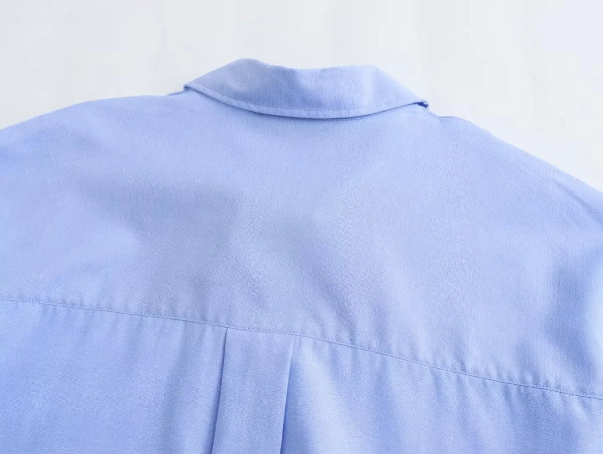 Oversized Fashion Shirt Blouse Women Summer Autumn Long Sleeve Loose Casual Shirts Tops Office Lady Streetwear Outfits