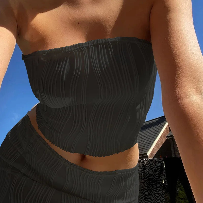 Sleeveless Club Party Strapless