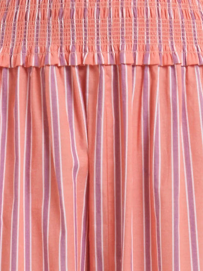 Summer Striped Holiday Long Dress Women Elegant Fashion Sleeveless Sling Dresses Female Casual Simple A-line Vestidos 2024 New