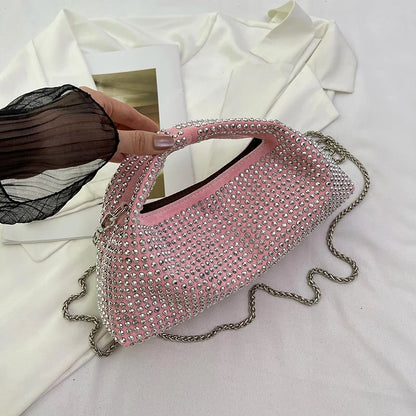 Silver Rivets Suede Hobos Tote Handbags and Purses Women Dumplings Shoulder Crossbody Bags New Trendy Messenger Travel Bag