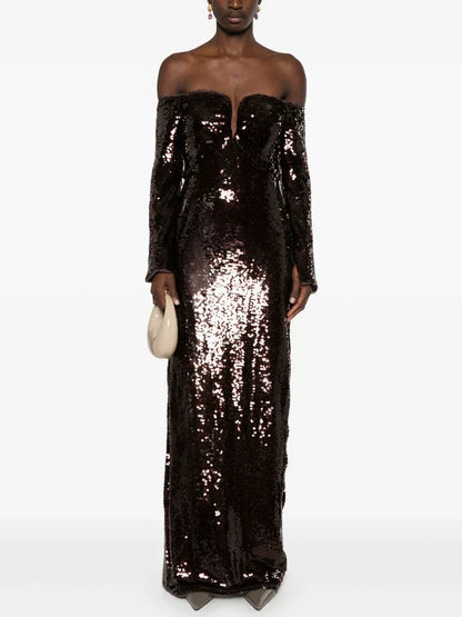 Winter Mesh Patchwork Party Dress
