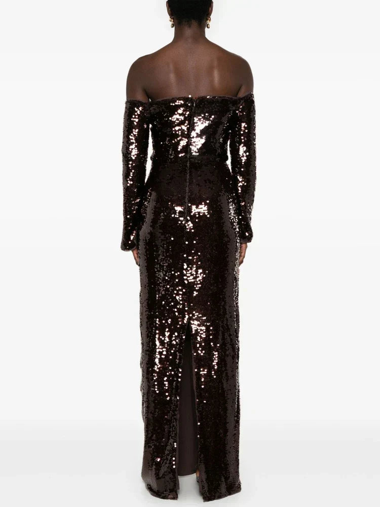 Winter Mesh Patchwork Party Dress