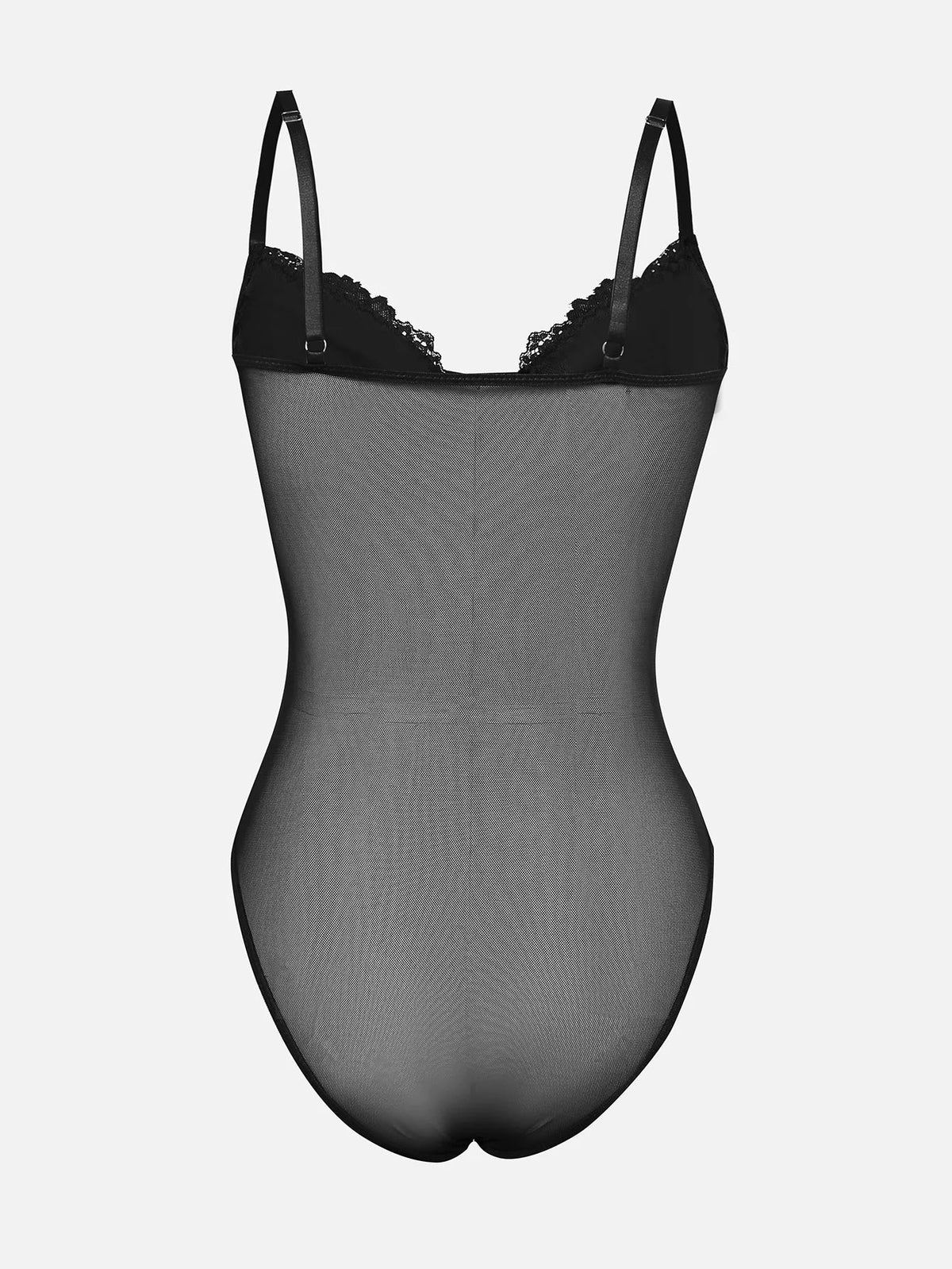 2025 new lei sexy pure desire lace lace mesh sexy street slim thin backless jumpsuit