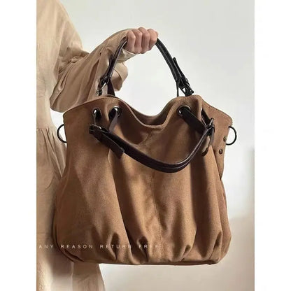 Japanese Retro Safari Style Canvas Bag New Large Capacity Multifunctional Crossbody Tote Bags