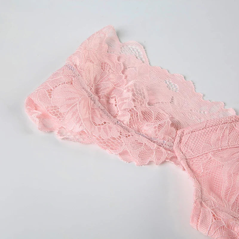 Flower Print Lace Trim Cut Out Camisole Dresses Sleeveless Spliced Skinny Side Split Sexy Elegant Frocks