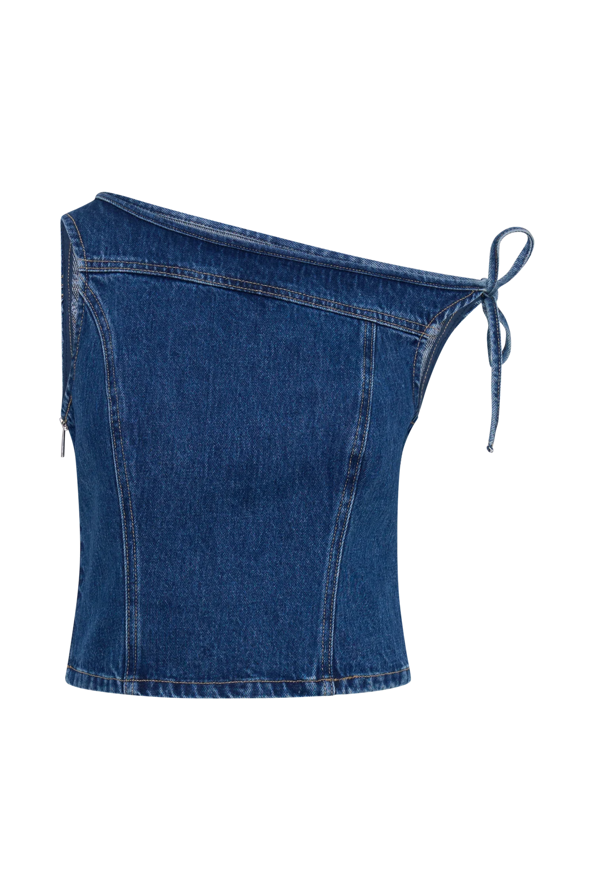Classic Denim Shirt Slim Skirt Woman's Set Vintage One Shoulder Lace Up Tops A-lined High Waist Skirts Sets Female Chic Street