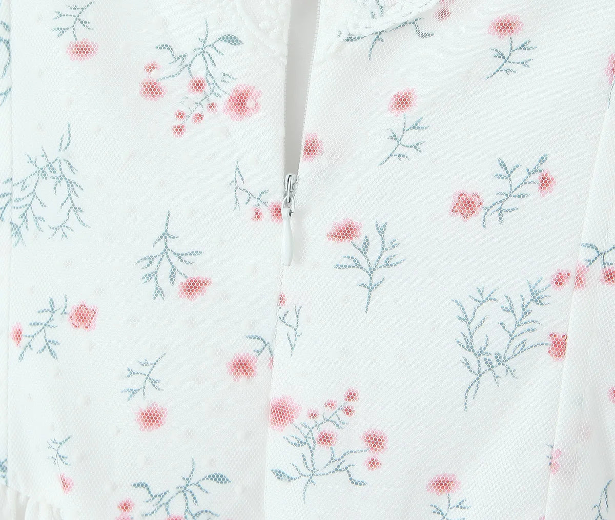 Pastoral Floral Tie-up Polka Dot Mesh Lace Dress 2025 Summer Square Neck Short Sleeve Women Dresses Casual Beach Holiday Dress