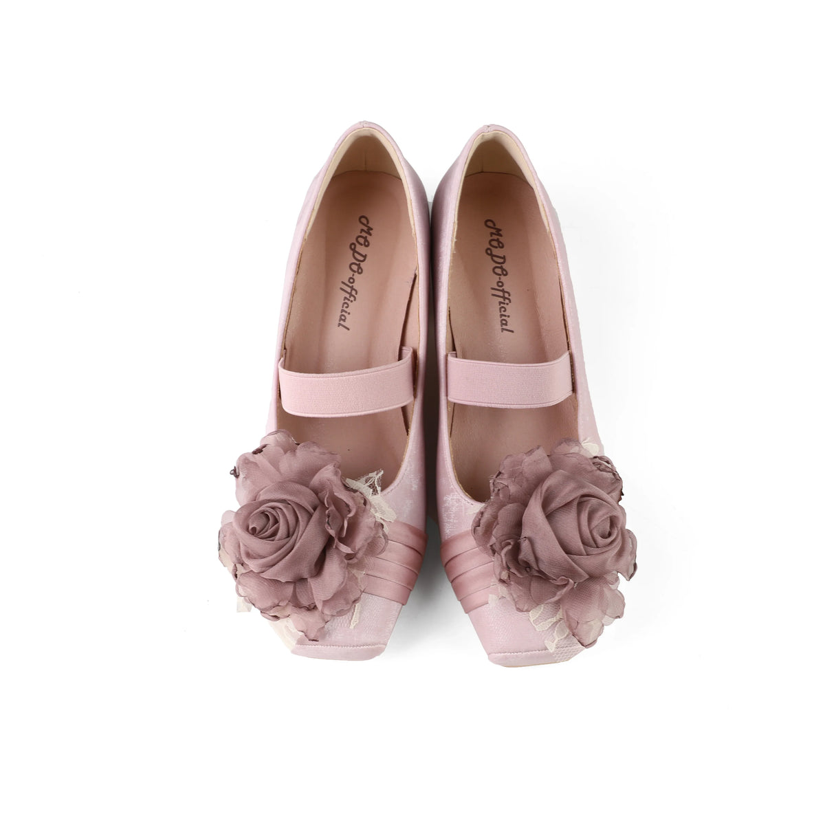 Sweet Lady Japanese Lolita Low-heeled Single Shoes Retro Elegant One-word Buckle with Ballet Style Square Head Mary Jane Shoes