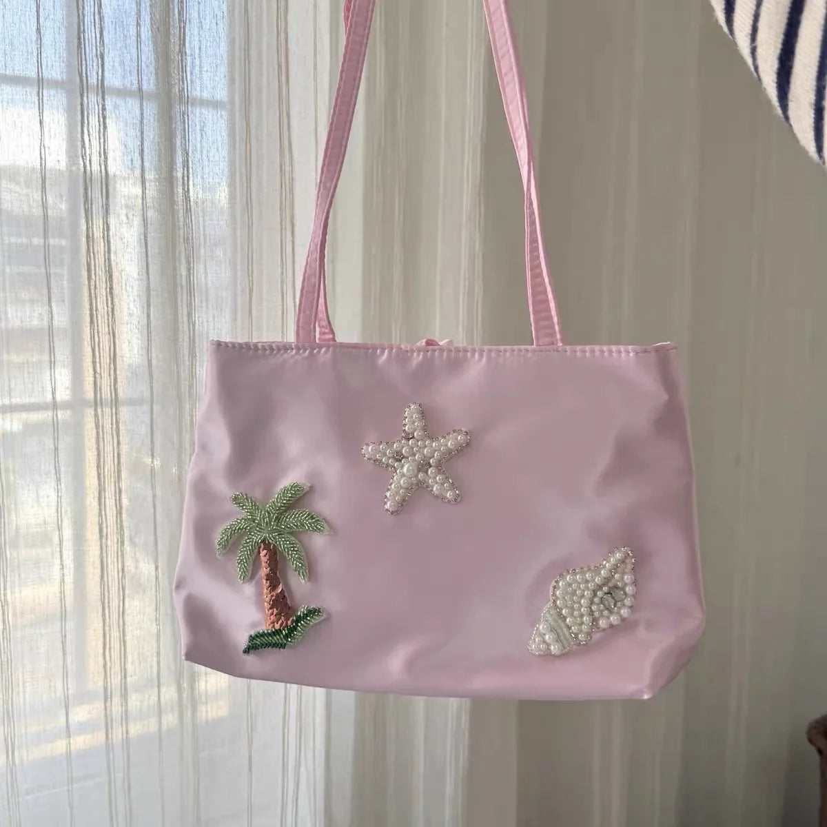 Patchwork Embroidery Luxury Exquisite Women's Handbags Korean Sweet Y2k Aesthetic Clutches Fashion Purses Casual Top-Handle