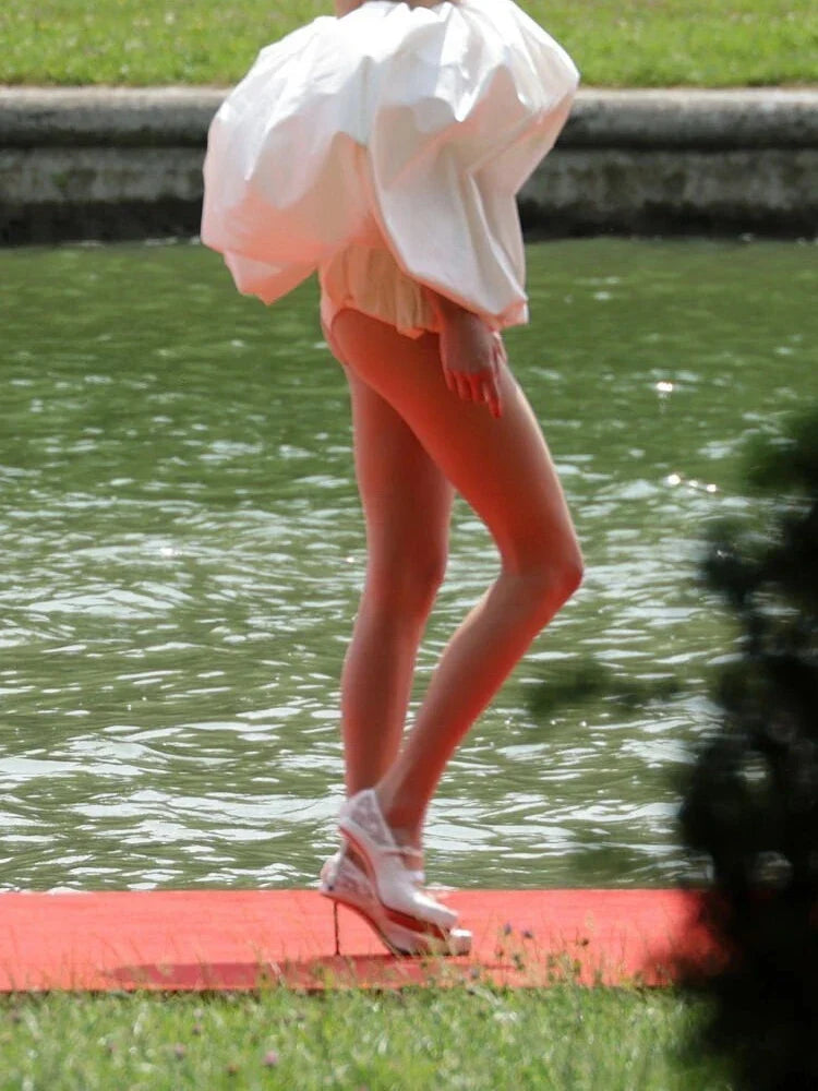 Elegant Sexy New Cherry Red Pink White Wedding High Heels Bow Ballet Sandals Women Heels Pumps Mary Jane Shoes